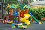 Игровой комплекс для детей 4-6 лет для уличной площадки