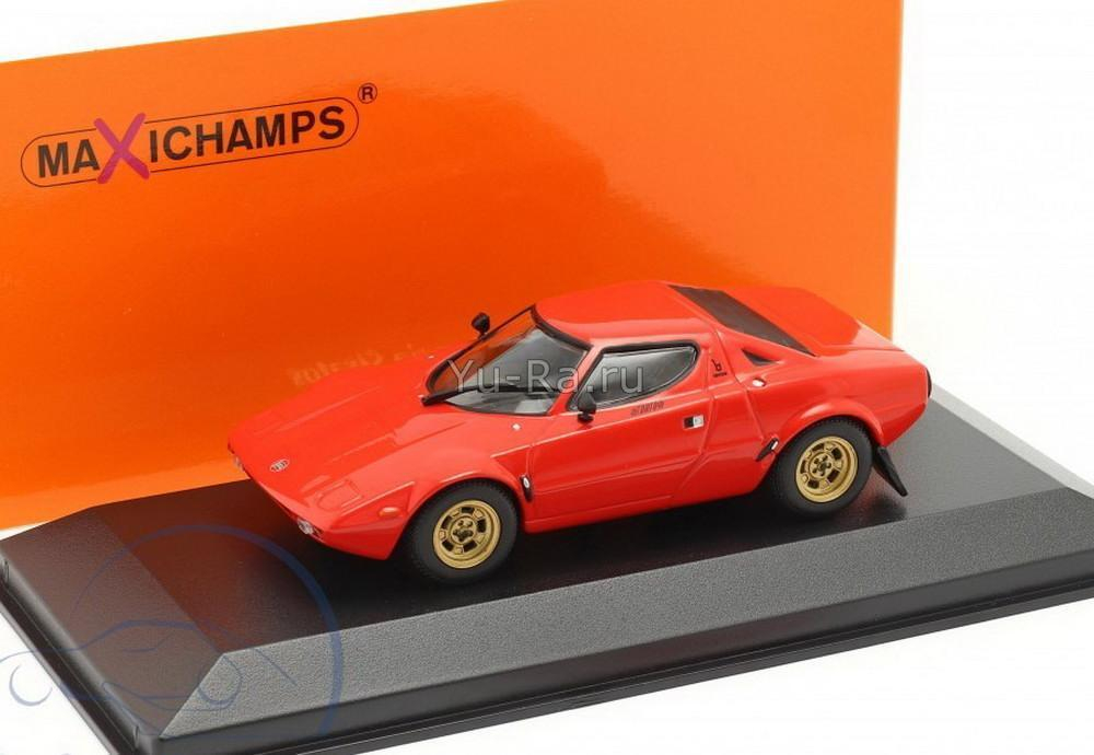 Lancia Stratos 1974 red Minichamps 1:43