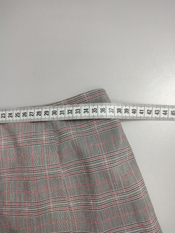 Юбка в клетку серая 46 размер