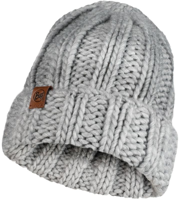 Вязаная шапка Buff Hat Knitted Vanya Melange Grey Фото 1