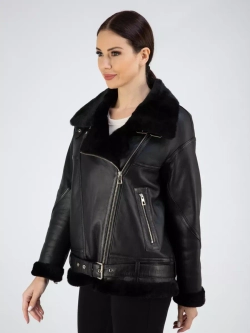 Дубленка авиатор натуральная зимняя