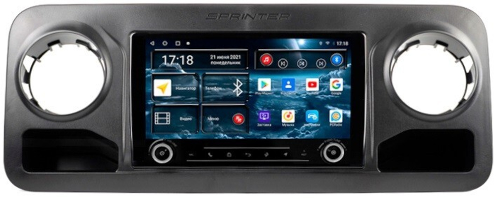 Магнитола для Mercedes-Benz Sprinter 2018+ - Redpower K 368 Android 10, ТОП процессор, Hi-Fi звук, 6Гб+128Гб, CarPlay, SIM-слот