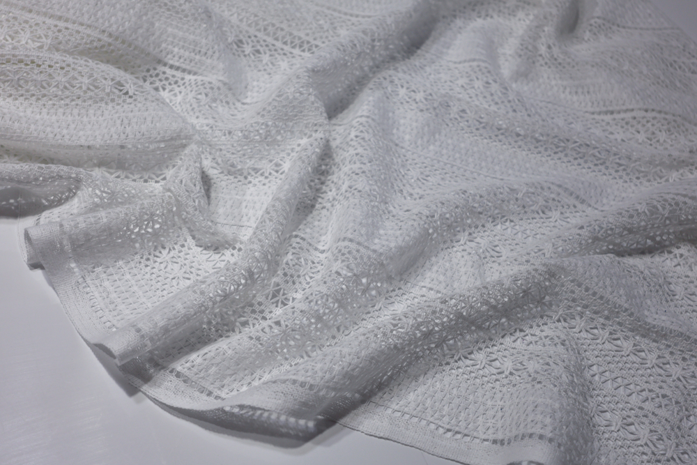 БЕЛЫЙ - Кружево хлопковое (1346 Маша)