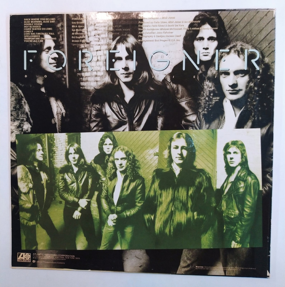 Foreigner Double Vision (Japan 1980)