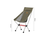 Кресло туристическое Naturehike Stellaluna L01 складное, 44х46х103, до 120 кг, зеленое, артикул CNK2350JJ018-FGR
