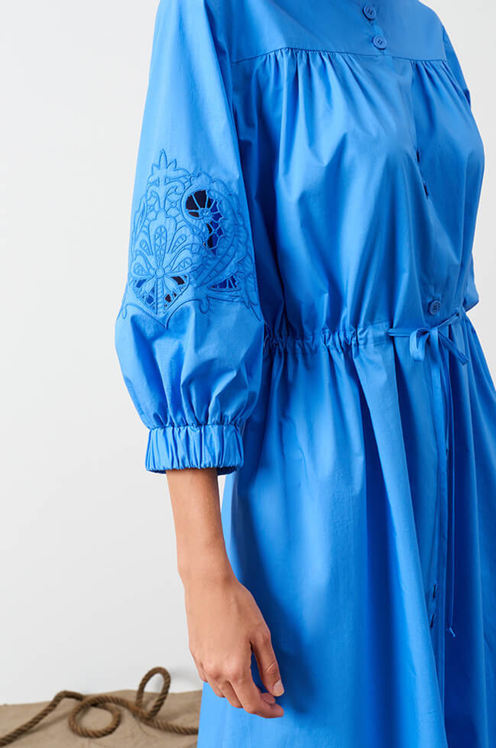 51549 Платье женское (голубой)