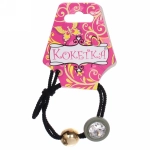 Резинка для волос 1шт «Кокетка - Krasa Kiki», микс 5 цветов, d-5.5см