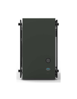 Корпус ZALMAN M2 MINI, MITX, ALUMINIUM, GRAY, WINDOWx2, RISER CARD, 2x3.5", 3x2.5", 1xUSB3.0, 1xUSB3.1 TYPE-C, TOP 1x80mm