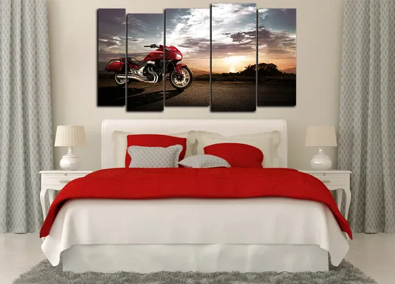 Модульная картина "Мото путешествие"