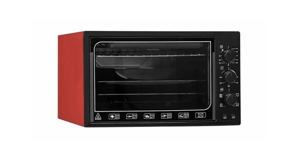 Электрическая мини-печь VESTA MP-V 2336 PL черно-красная
