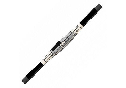 Муфта термоусаживаемая соединительная для трехжильного кабеля с СПЭ изоляцией с броней на напряжение до 10 кВ с ленточным экраном 3ПСТ(с)нг-LS-Б-10У-150...240-КлЭ