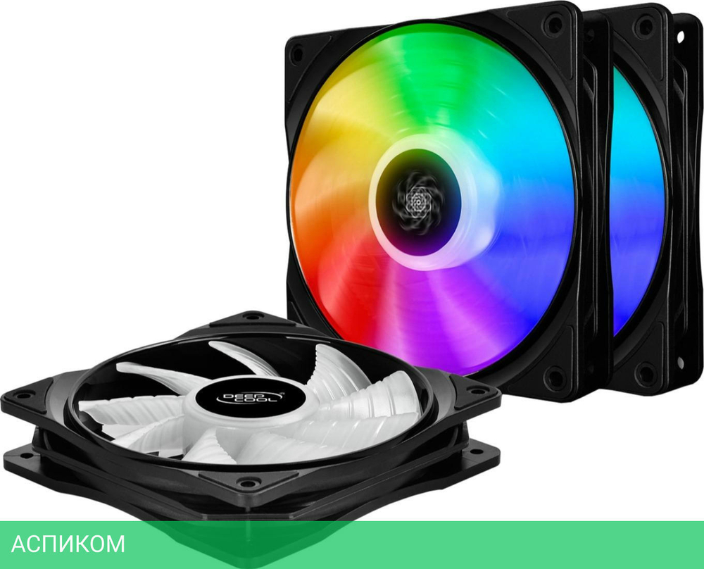 Кулер для корпуса DeepCool CF 120-3 IN 1 Ret (DP-FA-RGB-CF120-3)