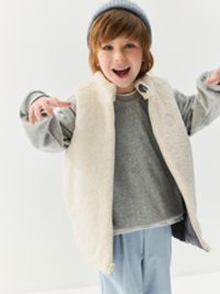 Свитшот велюровый "Серый меланж"