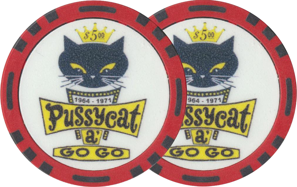 Fantasy Pussycat A Go Go $5 Chip