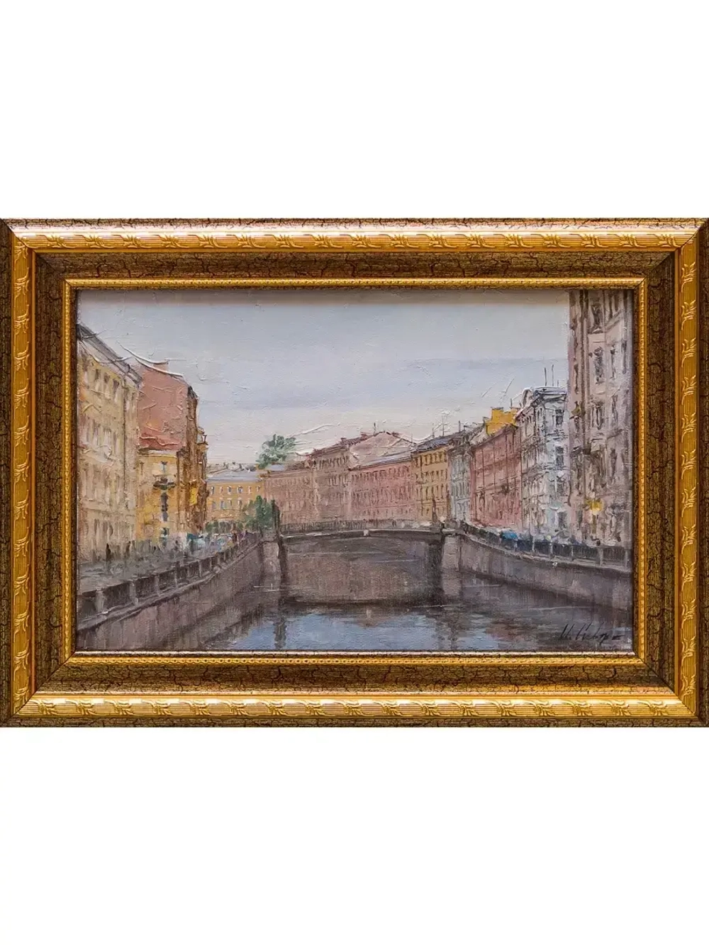 Картина маслом Подьяческий мост Скворцов
