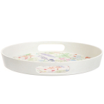 Поднос бамбук, 30 см, кругл, Вальс цветов, Y4-5472