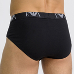 Набор из 3 черных трусов-брифов Emporio Armani (Размер: XXL) (Цвет: черный)