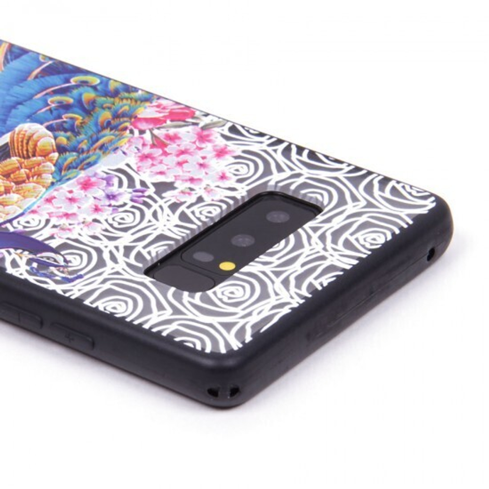 Чехол ТПУ Павлин для Samsung Galaxy Note 8, 010162