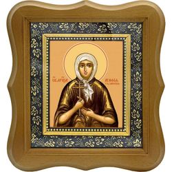 Агафия Агломазовская (Рязанская) мученица. Икона на холсте.