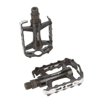 Педали 6-14127 алюм. LU-C27G ось Cr-Mo литые облегч. 270 г черные WELLGO