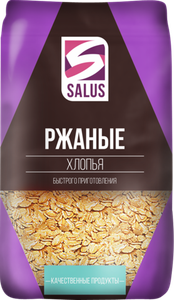 КРУПА ХЛОПЬЯ SALUS РЖАНЫЕ 400ГР