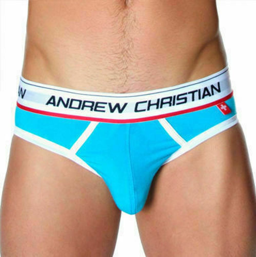 Мужские трусы джоки Andrew Christian Air Flexsoft Show It Jockstrap Aqua