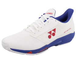 Мужские кроссовки теннисные Yonex Power Cushion AD-Accel Wide - white/purple