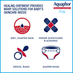 Aquaphor, Лечебная мазь для детей, без отдушек, 2 тюбика по 10 г (0,35 унции)