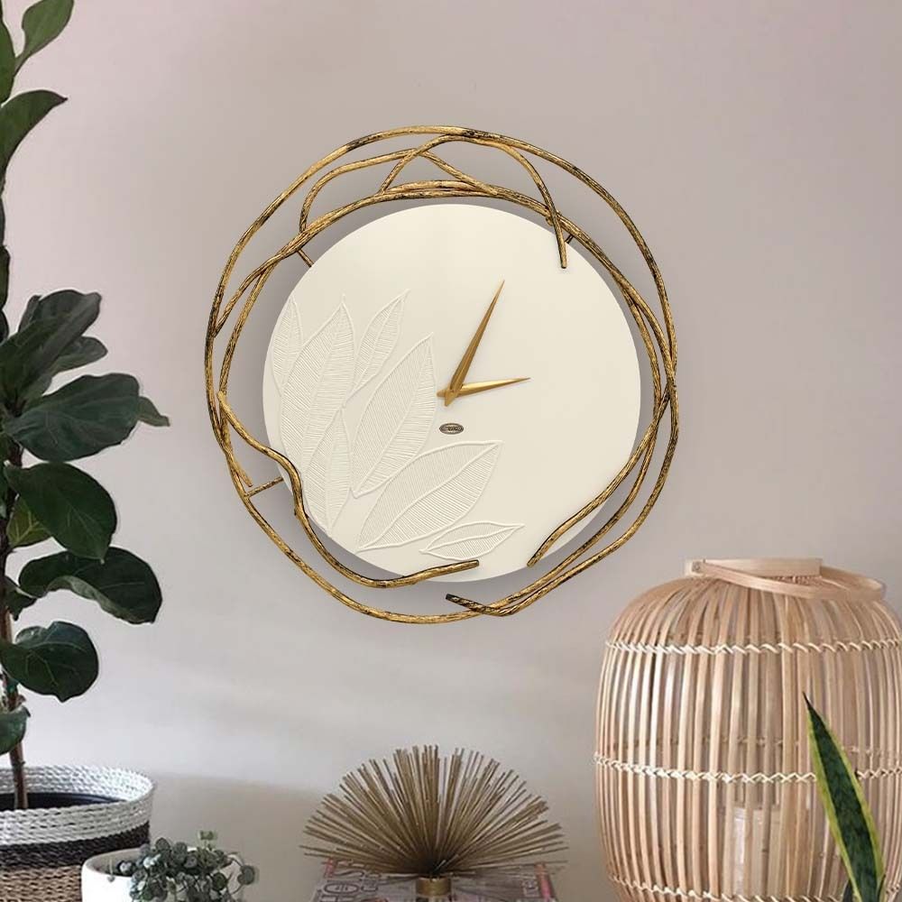 Часы настенные Арт Колор Кремовый белый Амбер