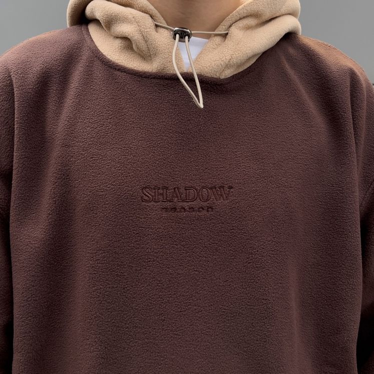 Худи SHADOW Fleece Combo, корич/песочный