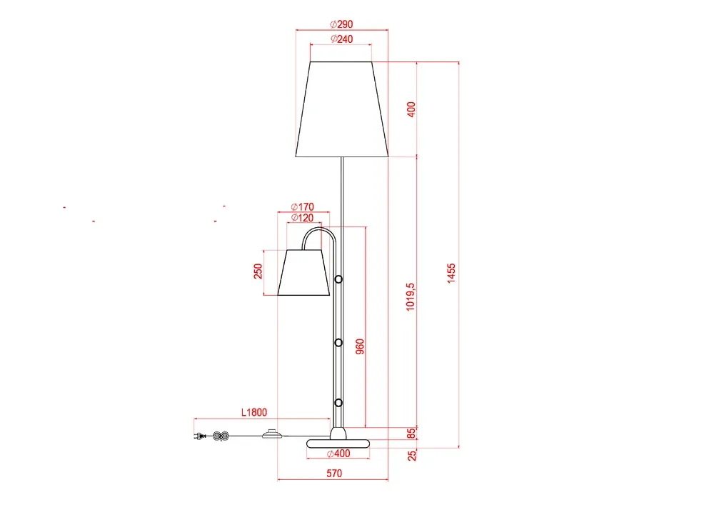Торшер Arte Lamp ALEA