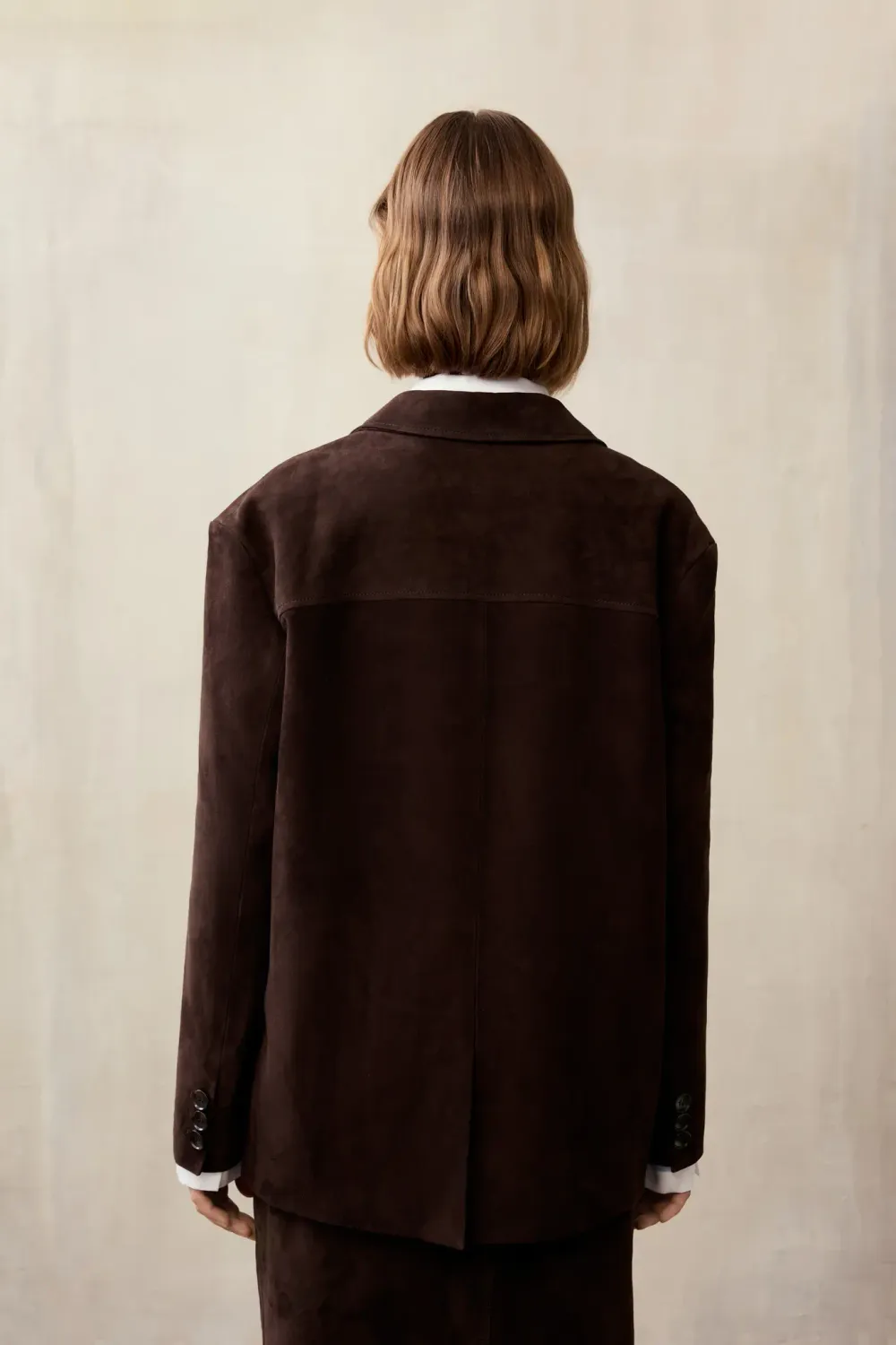 Жакет из замши ((Brownie)), шоколадный