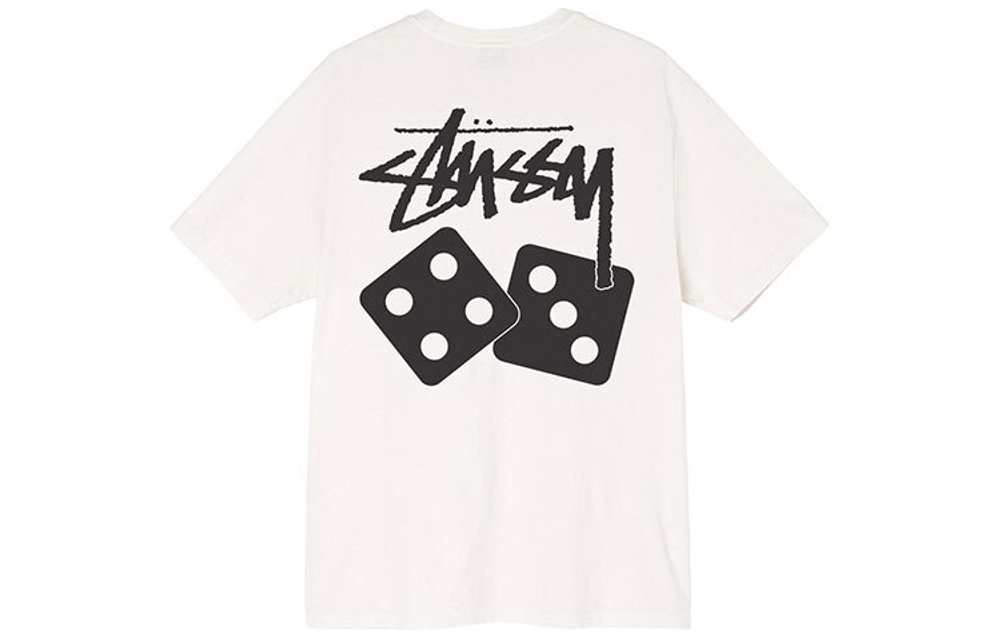 Футболки Stussy Dice Pigment Dyed Tee Logo T, 1904721