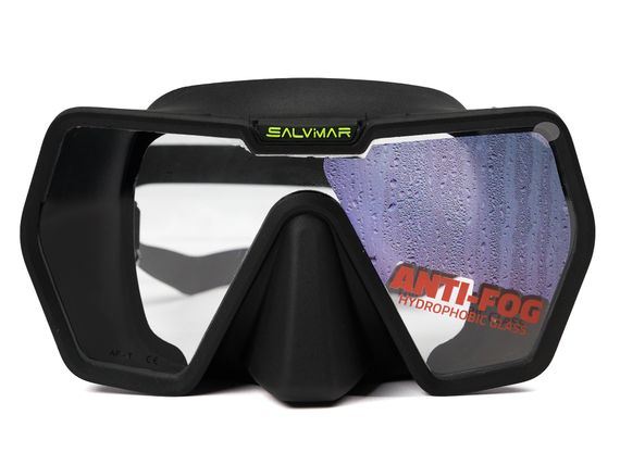 Маска Salvimar Drake Антифог для дайвинга черный