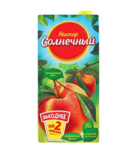 СОК НЕКТАР СОЛНЕЧНЫЙ ПЕРСИК 1.9Л