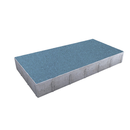 Тротуарная плитка ПРЯМОУГОЛЬНИК 600х300 мм - Стандарт Синий