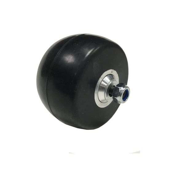 Колесо для лыжероллеров 75х45 мм заднее в сборе, резина