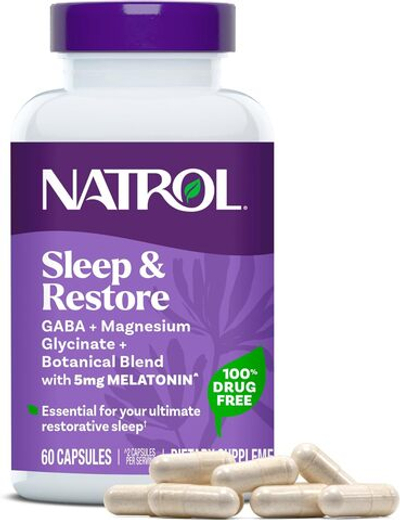 Антиоксидант Natrol Sleep & Restore 60 капсул