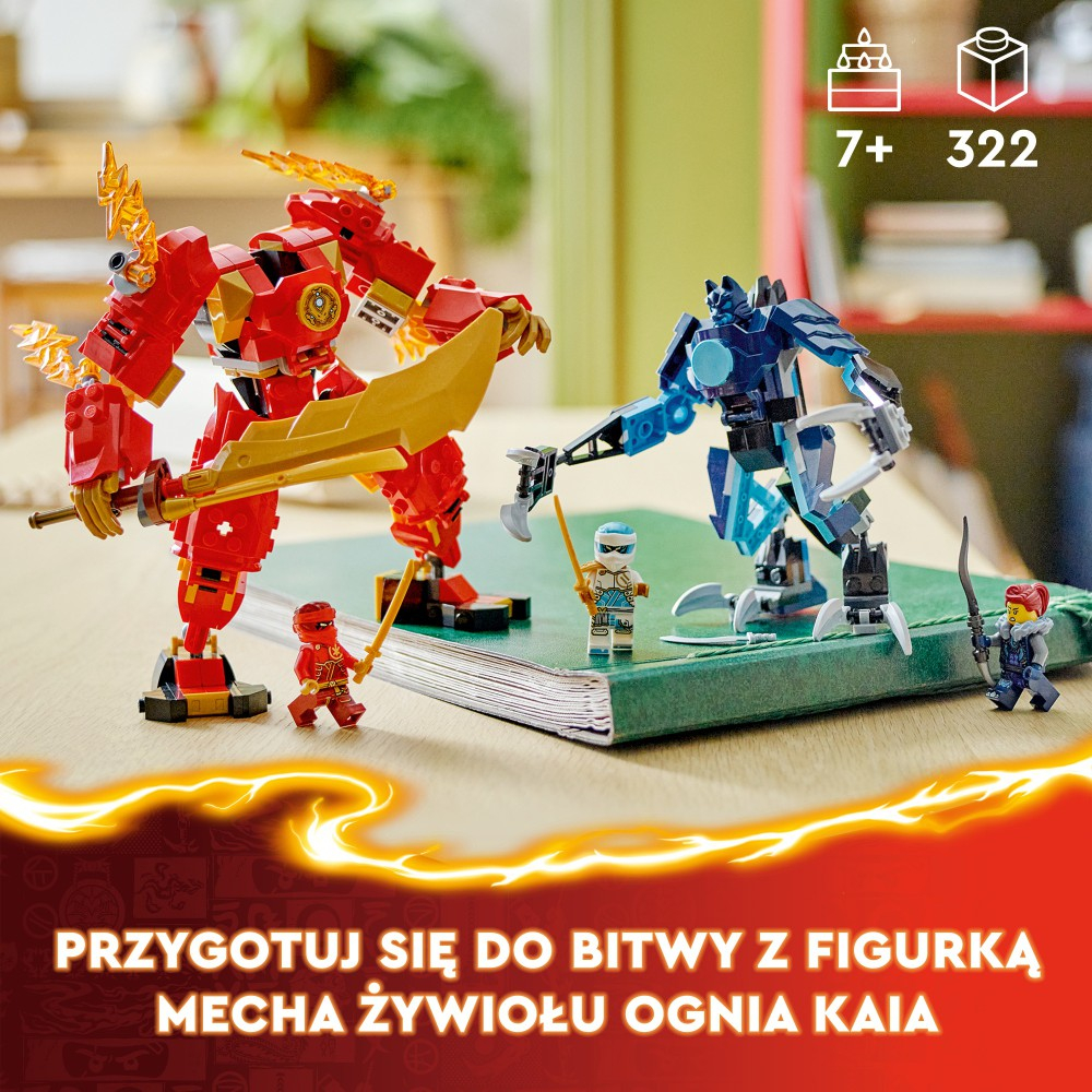 Конструктор LEGO Ninjago 71808 Огненный мех Кая — фото 10