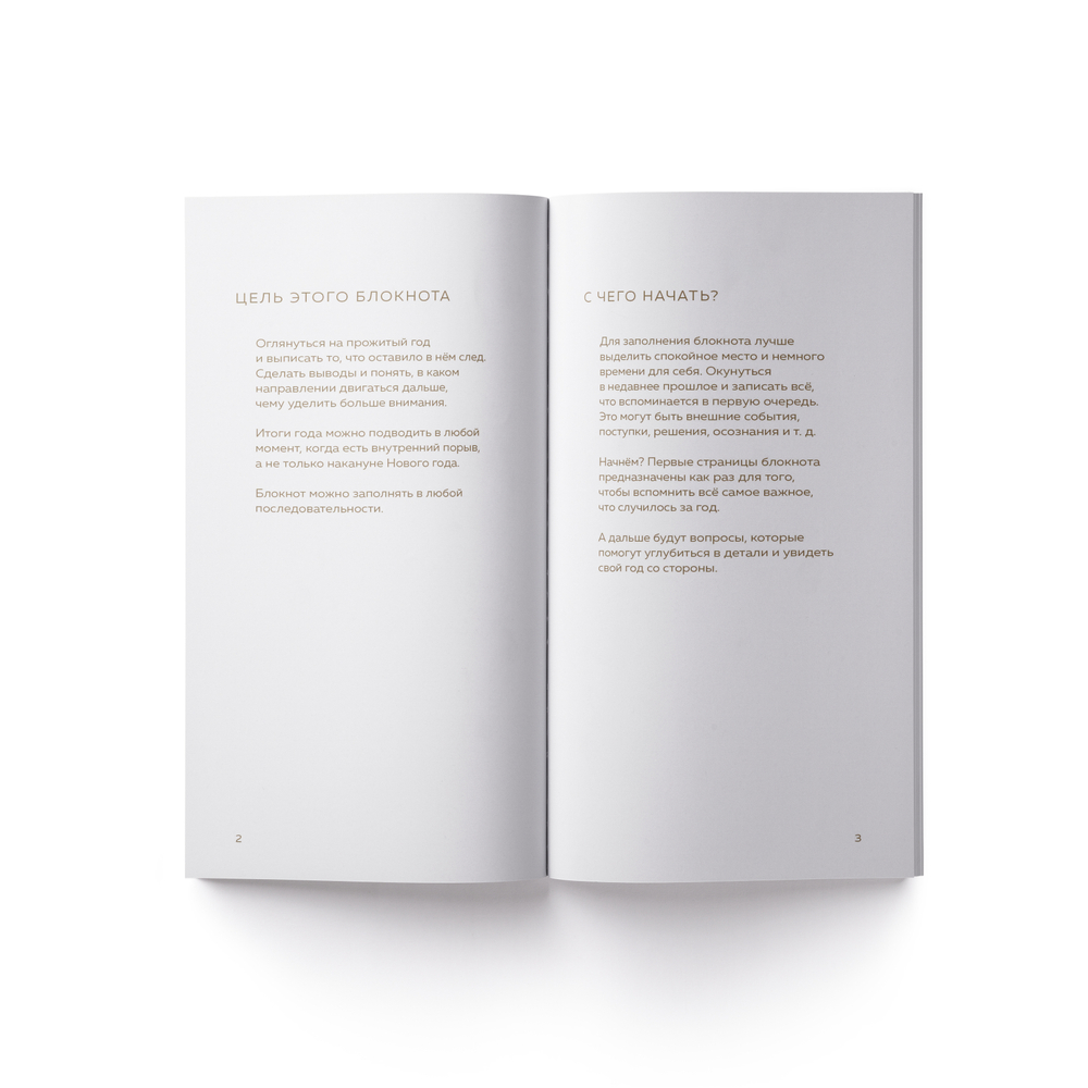 Блокнот "Итоги моего года"