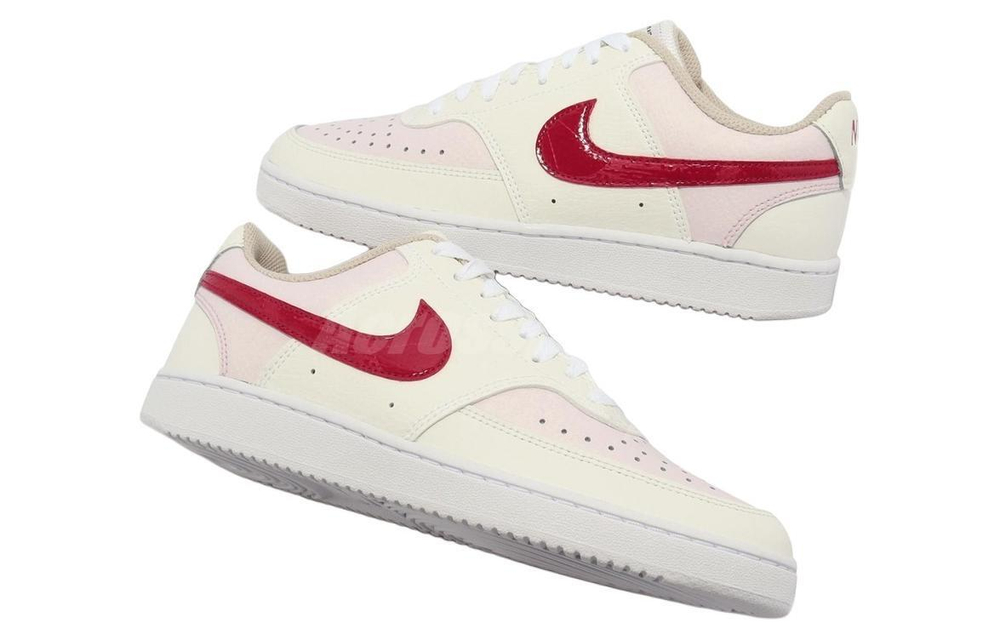 Женские кроссовки Nike Court Vision Low 'White Pink Red' FD9917-661