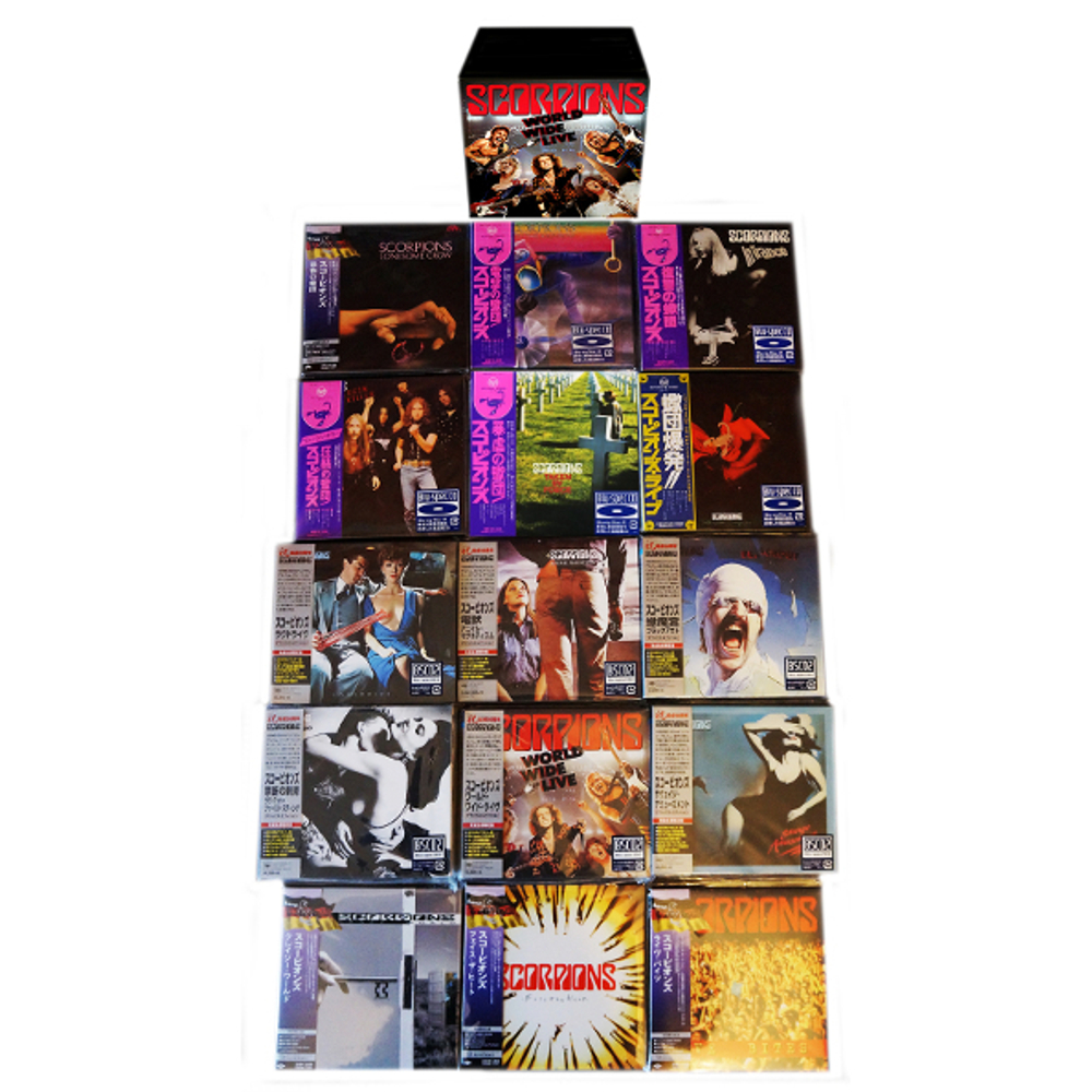 Комплект / Scorpions (4 Mini LP SHM CD + 6 Mini LP CD + 8CD + 5DVD + Box)