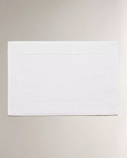 ZARA HOME МЯГКИЙ КОВРИК ДЛЯ ВАННОЙ, БЕЛЫЙ