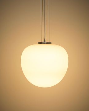 Подвес Ardali из тонированного стекла и стали с матовой отделкой, диаметр 40 см