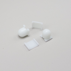 Колпачок для светодиодной ленты 1 шт., Белый, LTC (CAP-NL-W)