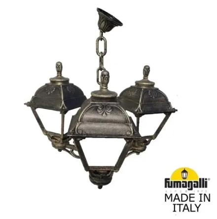 Уличный подвесной светильник Fumagalli SICHEM/CEFA 3L U23.120.S30.BYF1R
