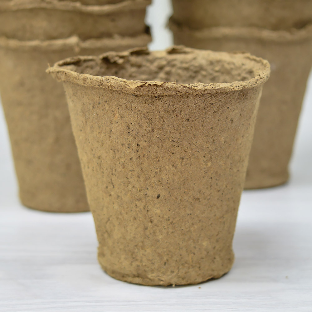 Торфяной горшочек кругл. 80*80 (20шт) "Умный огород"