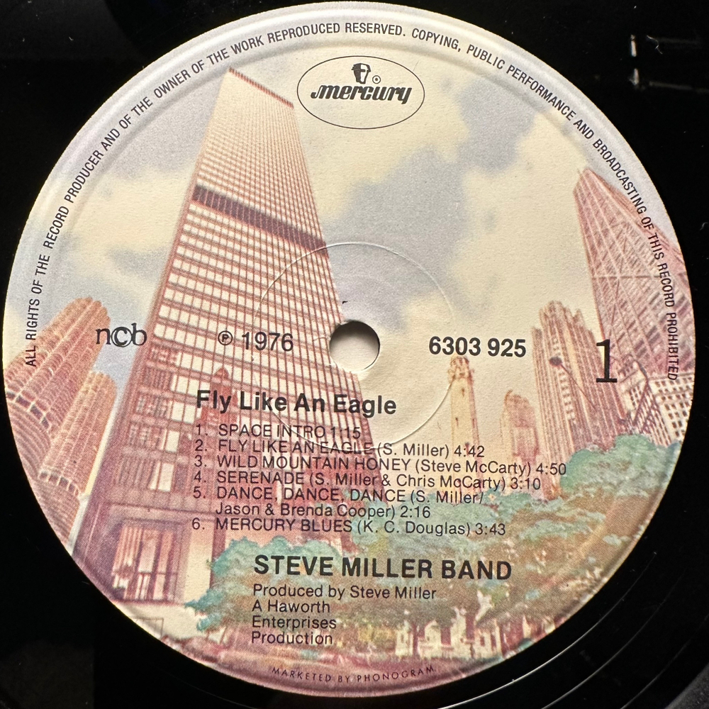 Steve Miller Band - Fly Like An Eagle (Норвегия 1976г.)