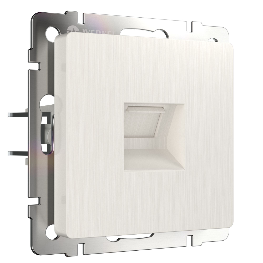 Розетка Ethernet RJ-45 (перламутровый рифленый)