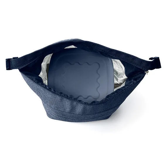 Набор из термосумки и контейнера handy bio, 1,4 л, синий